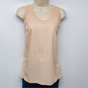 J.Crew Peach Bling Stud Tank Top